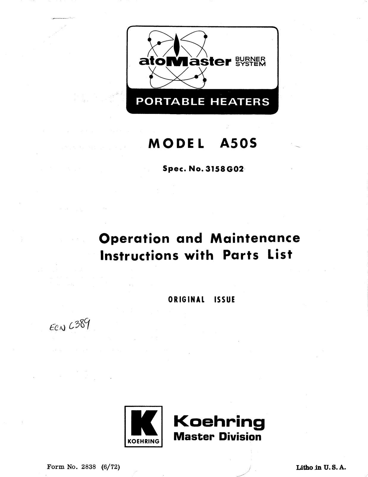 Desa Tech A50S Owner's Manual