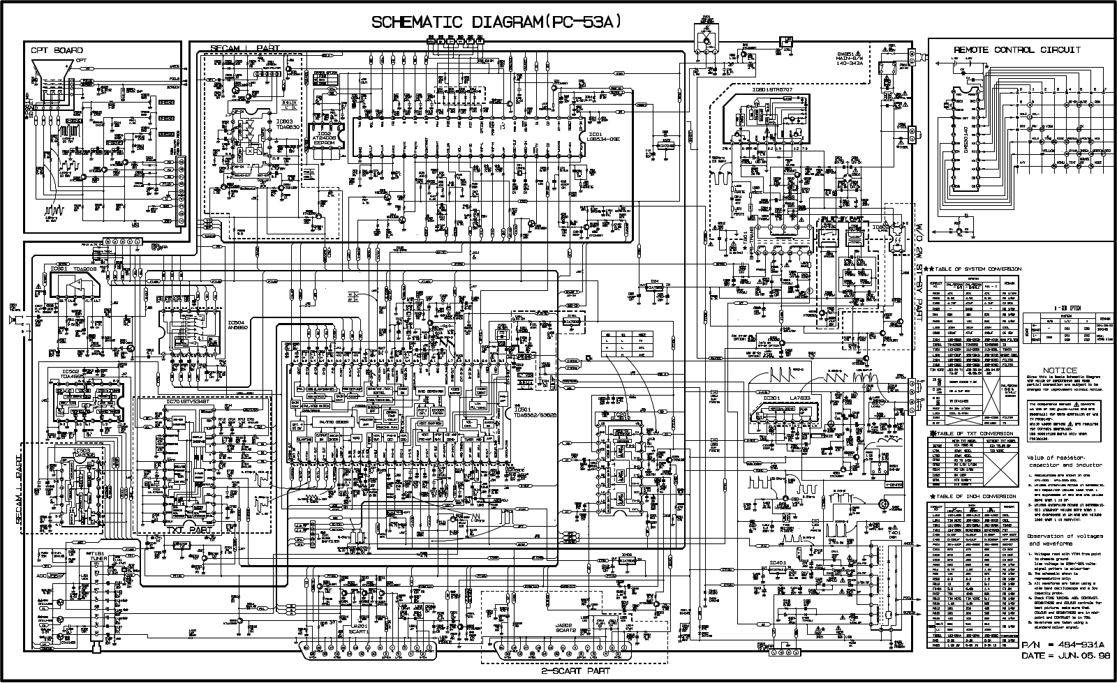 LG pc53a Diagram