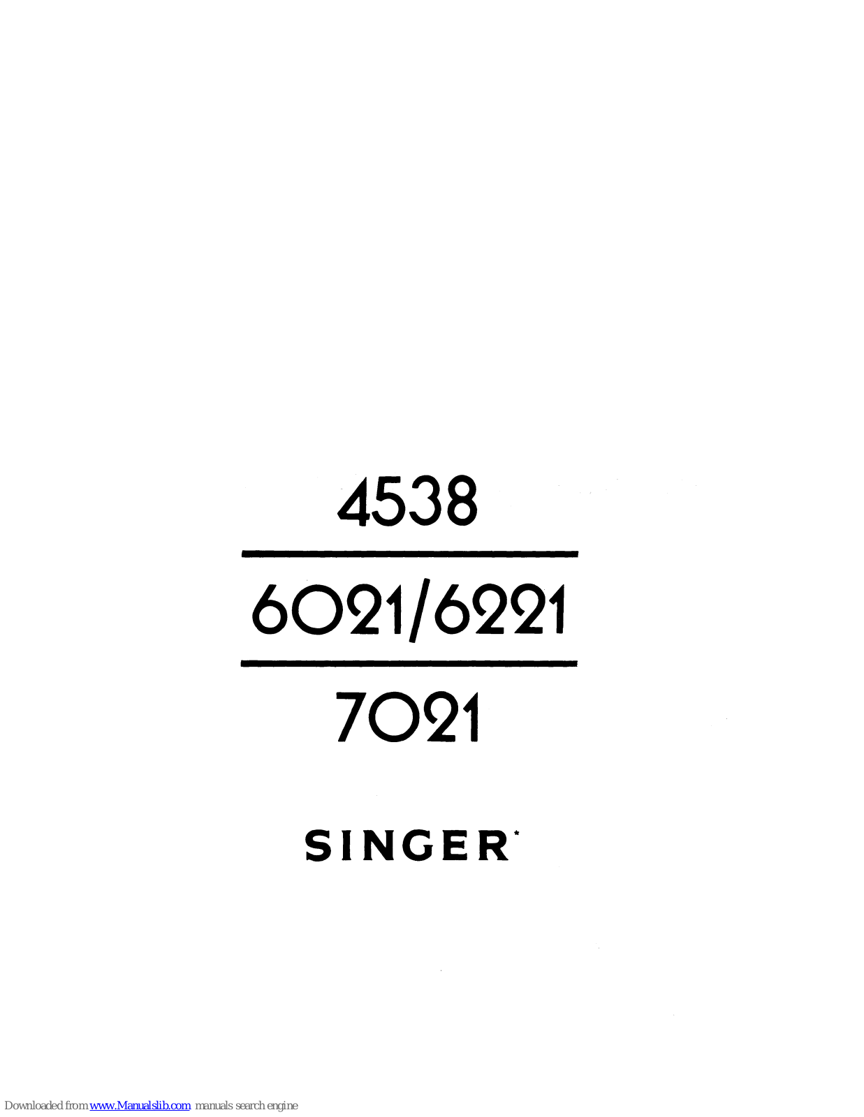 Singer 6021, 6221 User Manual - ManualMachine.com
