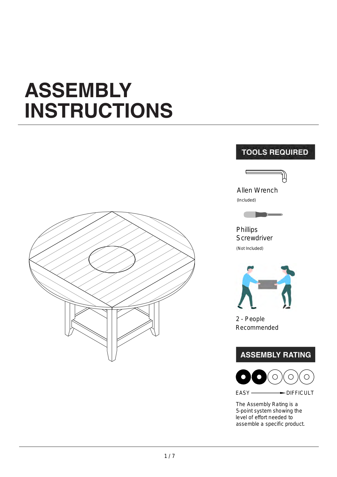 Foundstone AHST4108 Installation & Assembly - ManualMachine.com