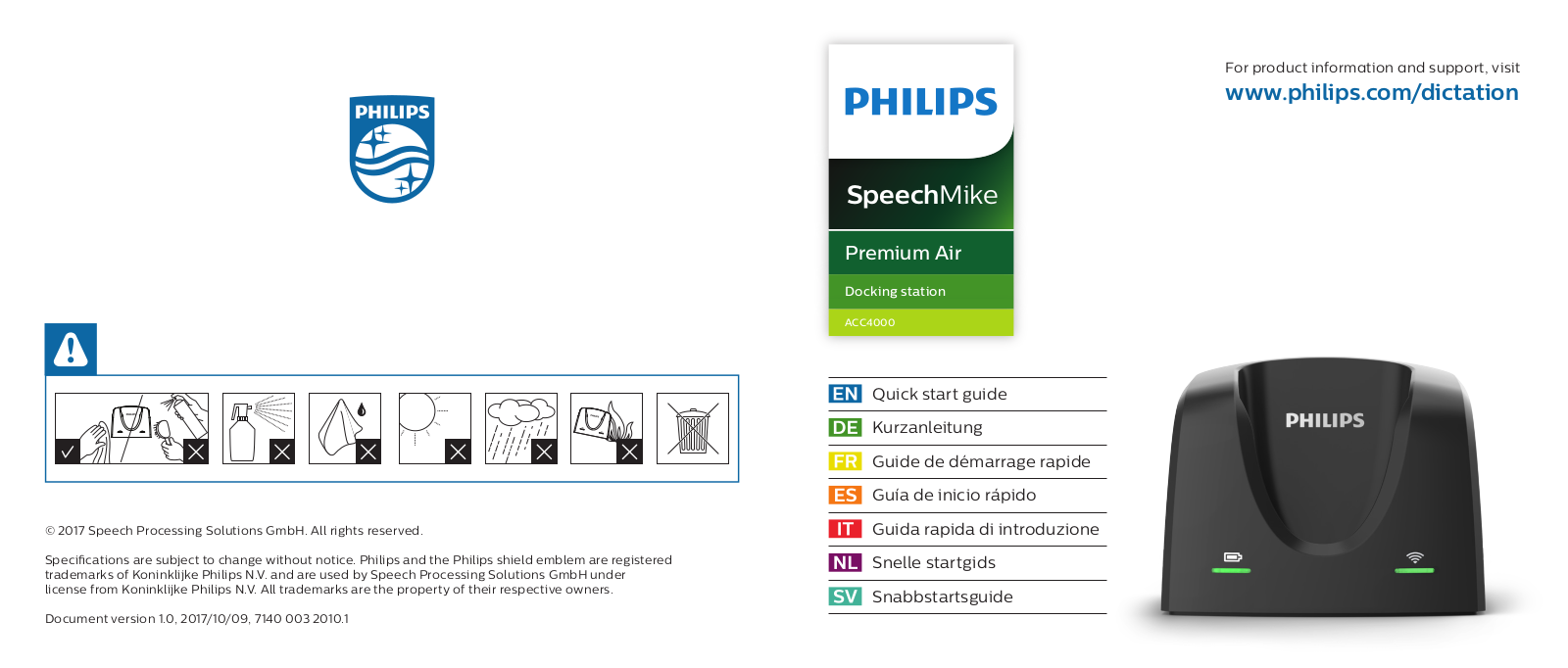 Philips ACC4000 operation manual