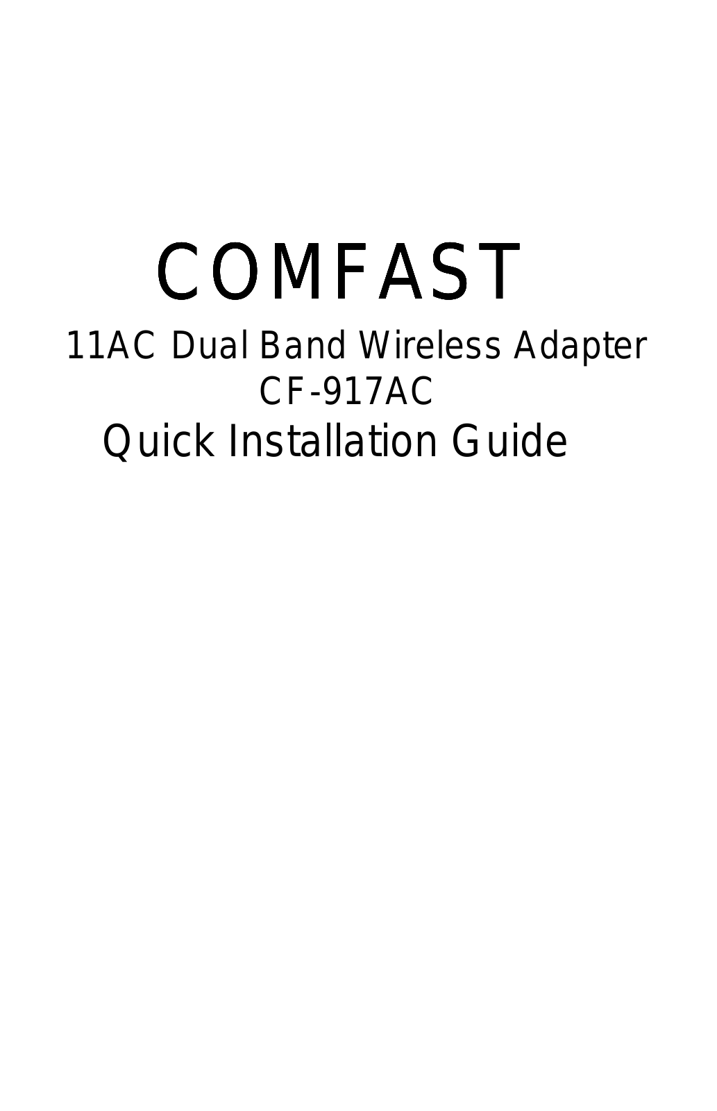 Four Seas Global Link Network Technology CF 917ACV2 User Manual