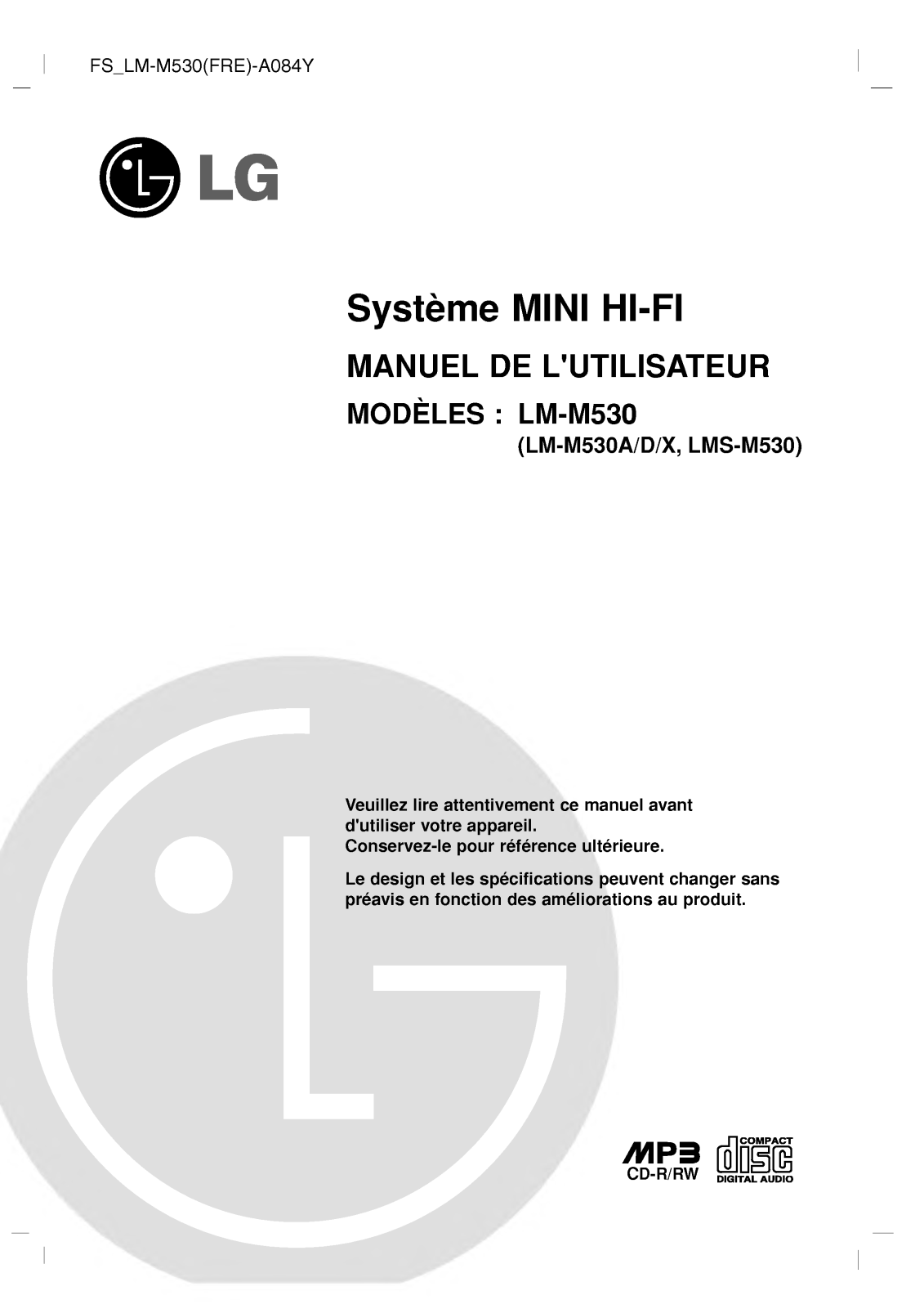 LG LM-M530D User Manual