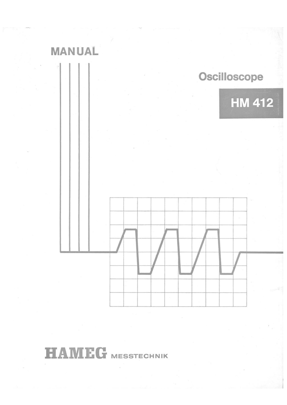 HAMEG HM412-5 User Guide