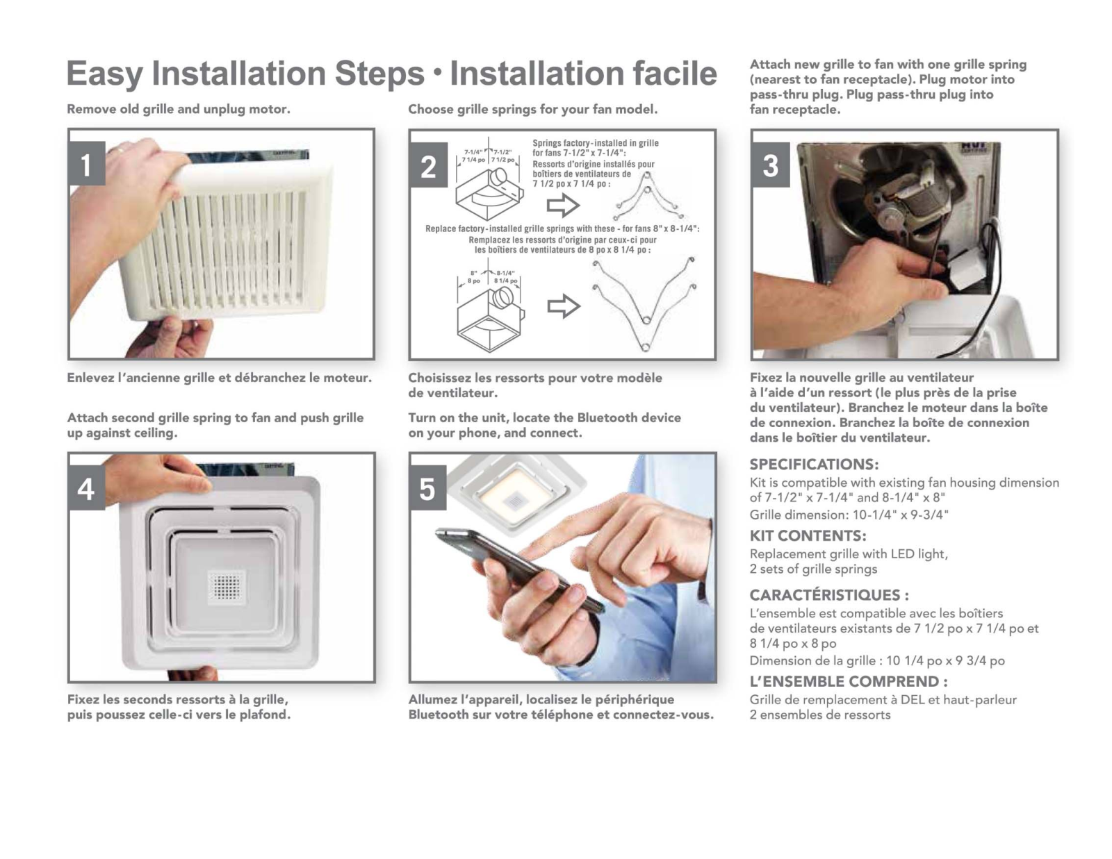 Broan FG800SPKS Installation Manual