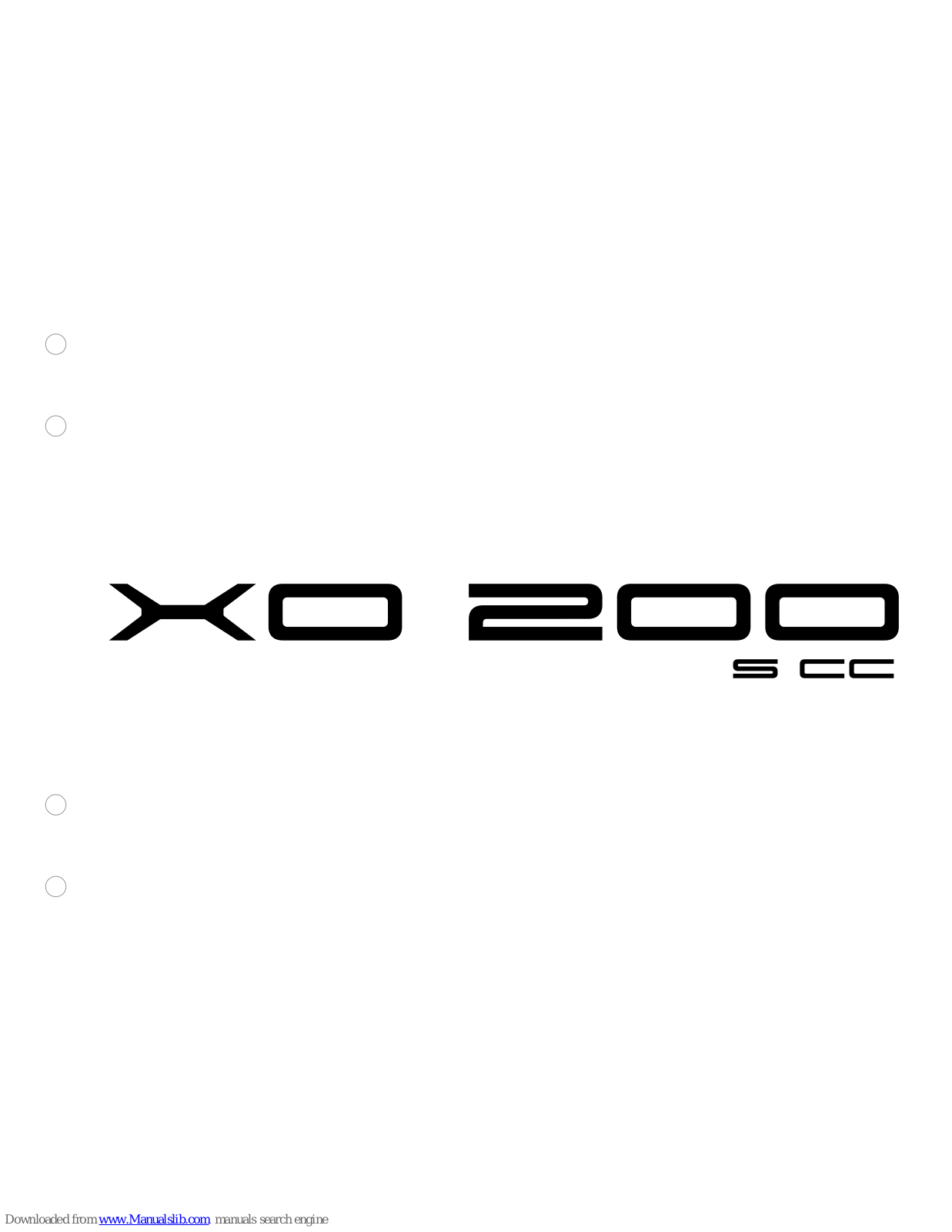 XO BOATS 200 S CC User Manual