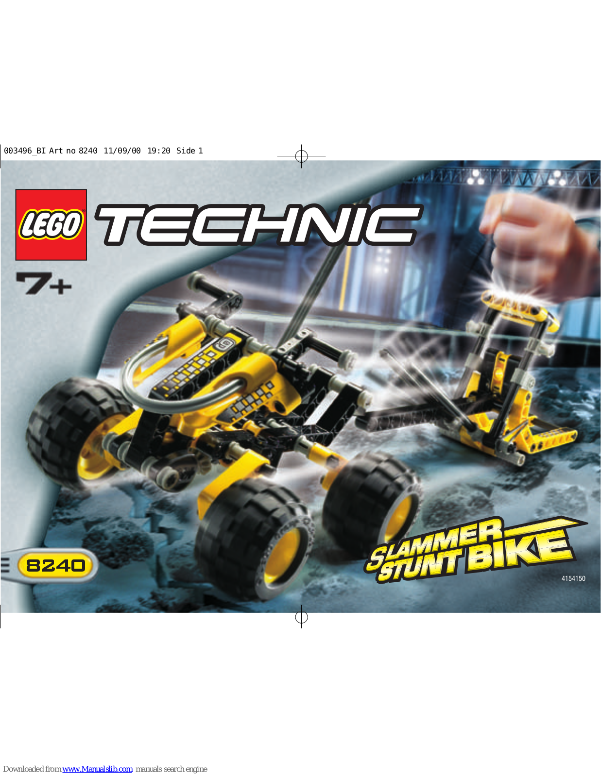 LEGO 8240 TECHNIC Instructions Manual