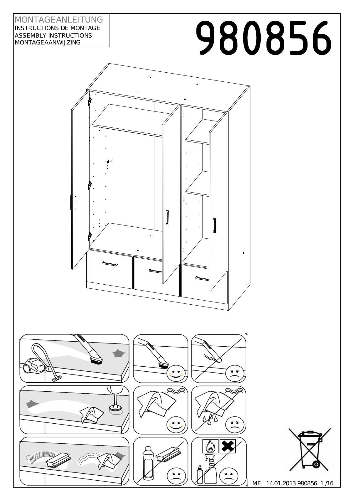 Wimex 980856 Assembly instructions