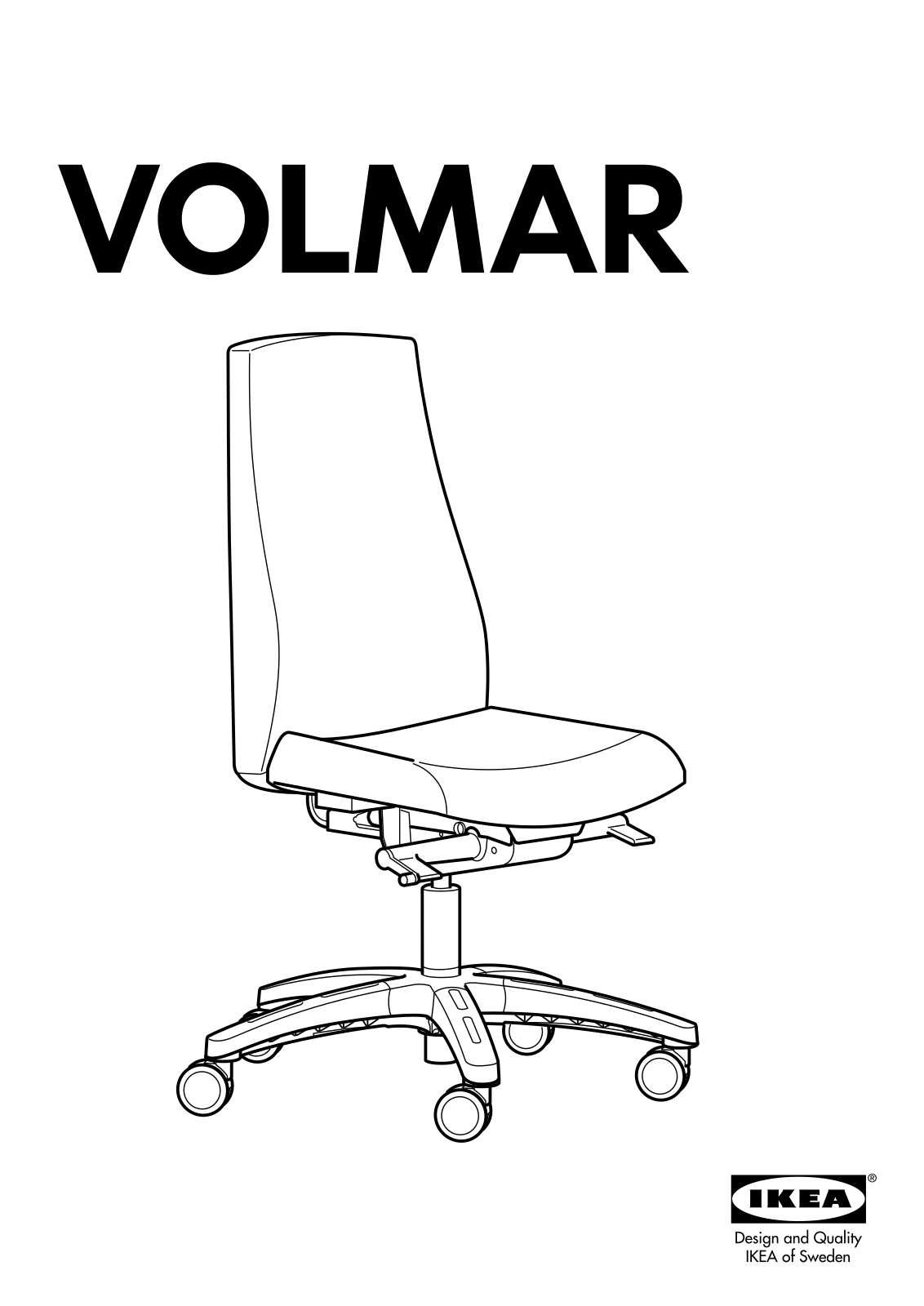 IKEA VOLMAR User Manual
