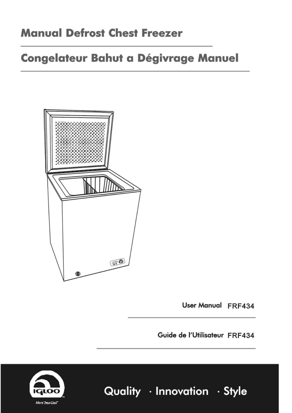 CURTIS FRF434 User Manual