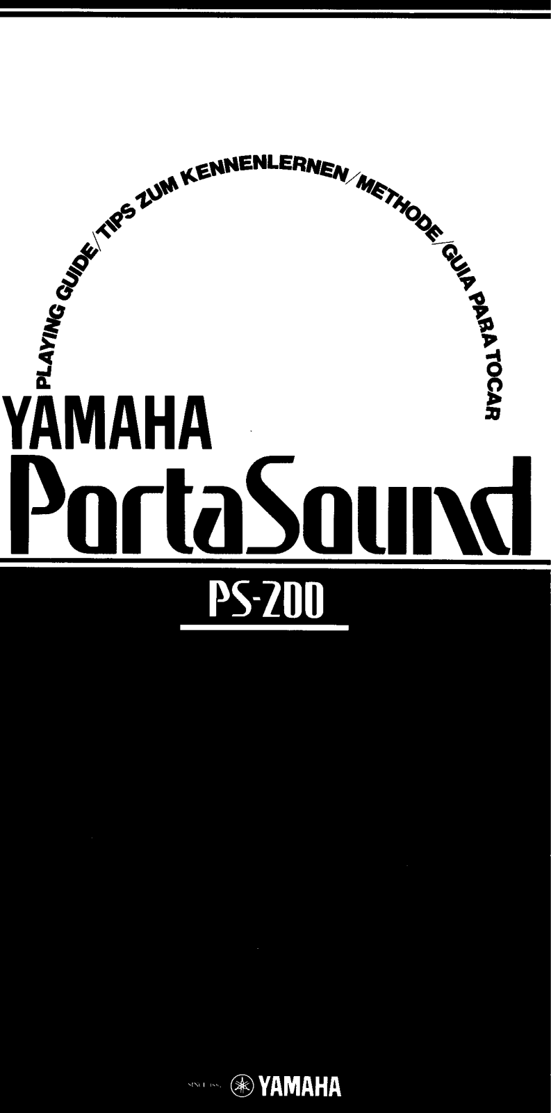 Yamaha PS200E, PS200 User Manual