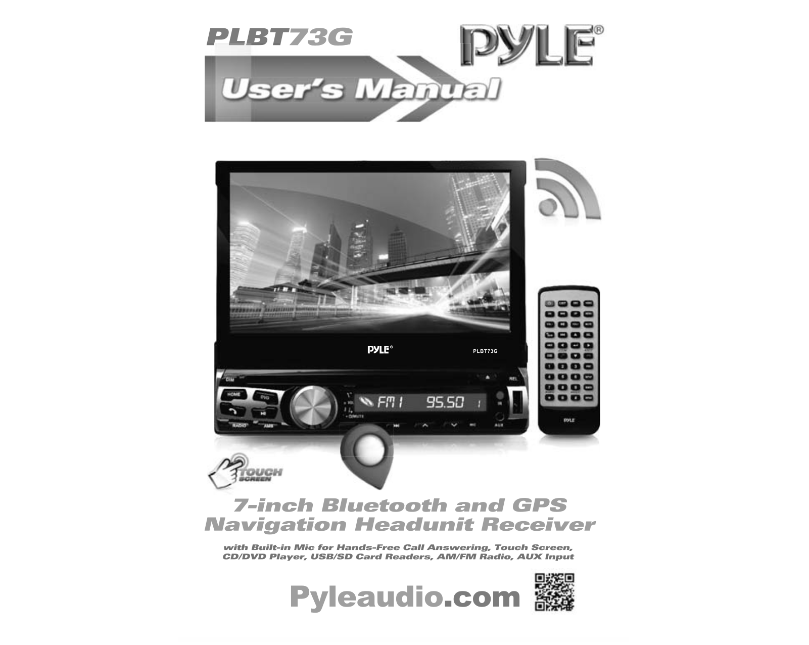 PYLE Audio PL-BT73G Operating Guide