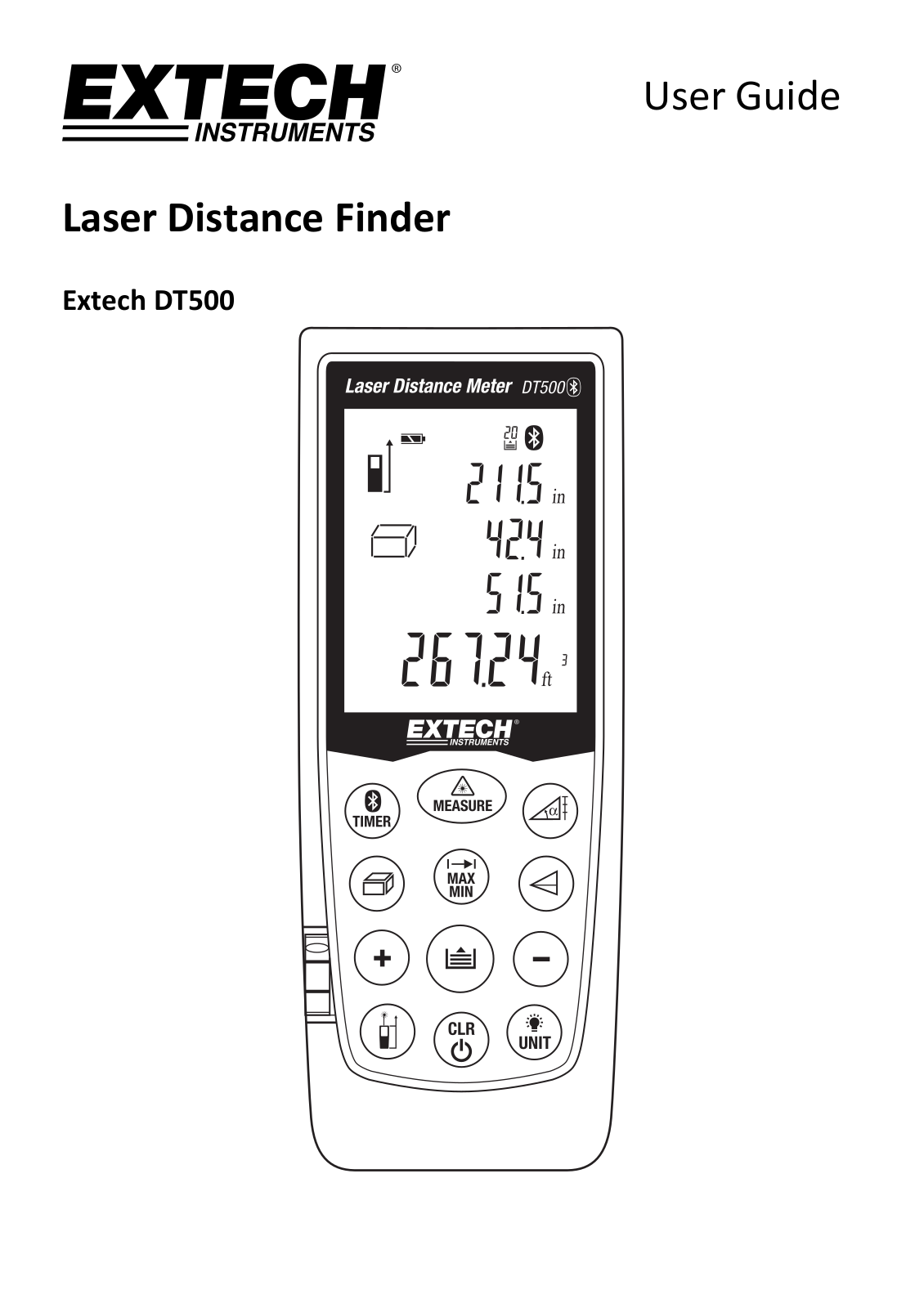 Extech DT500 Operating Manual