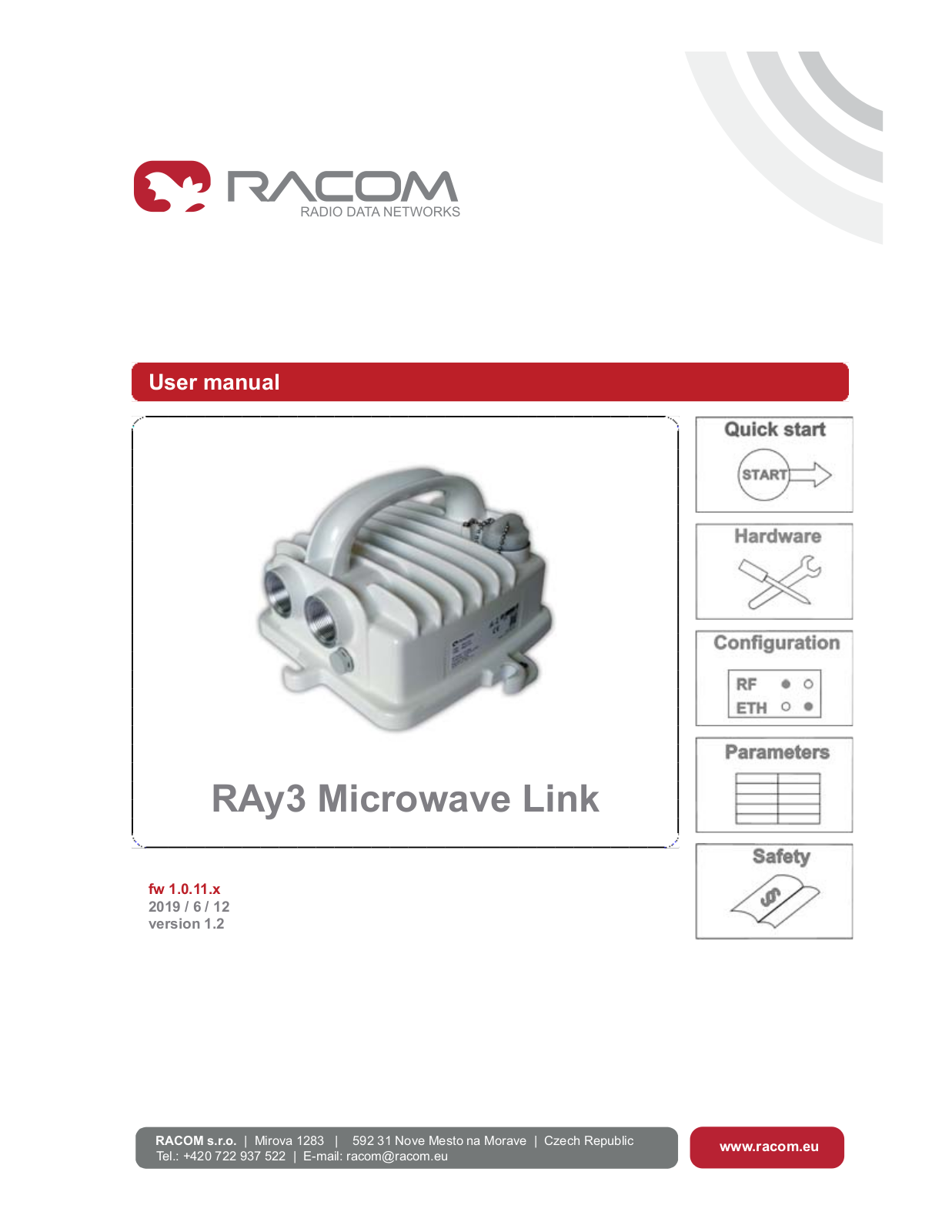 Racom RAY3 24 User Manual