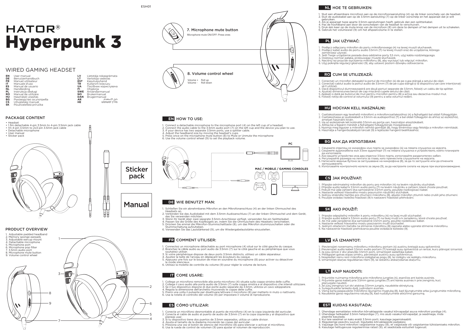 HYPER ESH01, Hyperpunk 3 User guide - ManualMachine.com