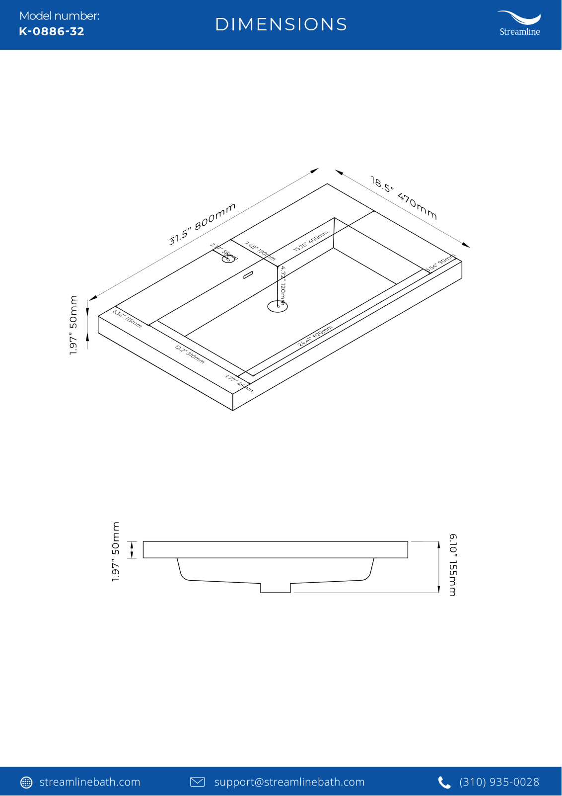 Streamline Bath SLBH7710 Specifications - ManualMachine.com