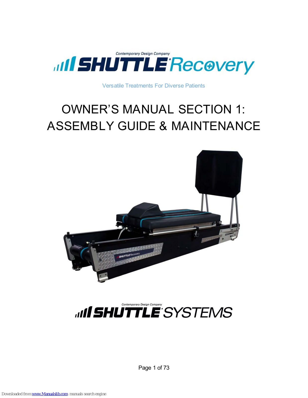 Shuttle Recovery Owner's Manual