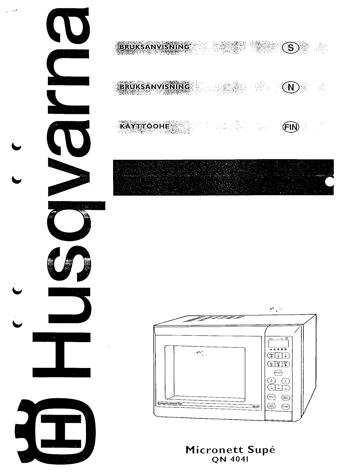 Husqvarna QN4041 User Manual