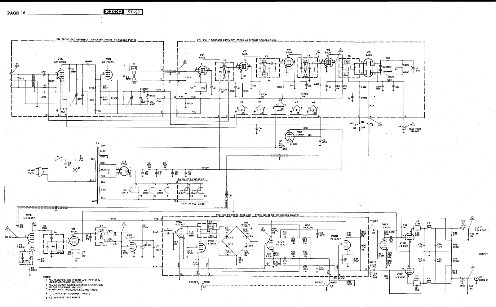 Eico st971 schematic