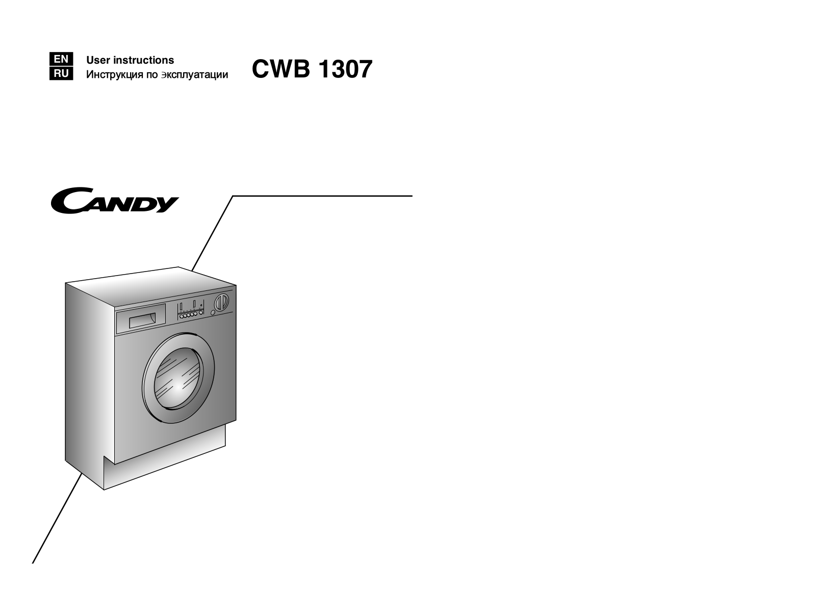 Candy CWB 1307 User Manual