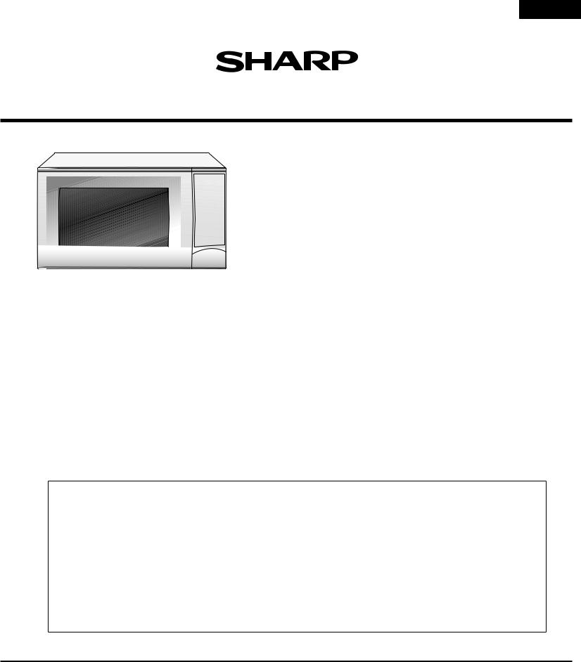 SHARP R-401FK, R-401FW Service Manual