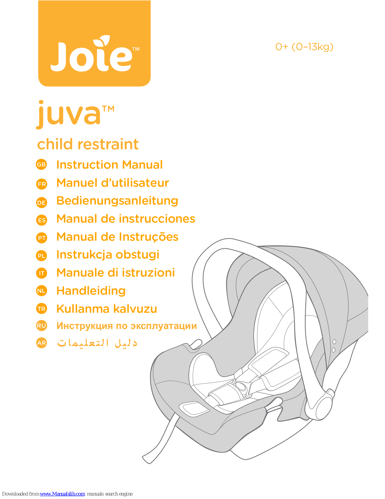 Joie juva Instruction Manual