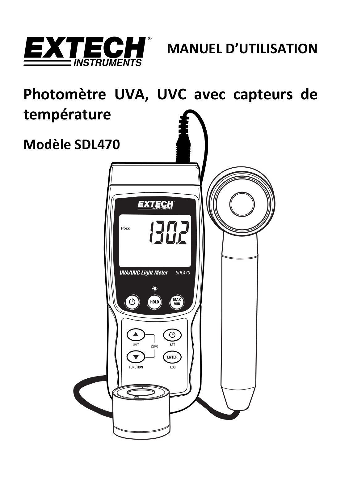 Extech SDL470 User guide