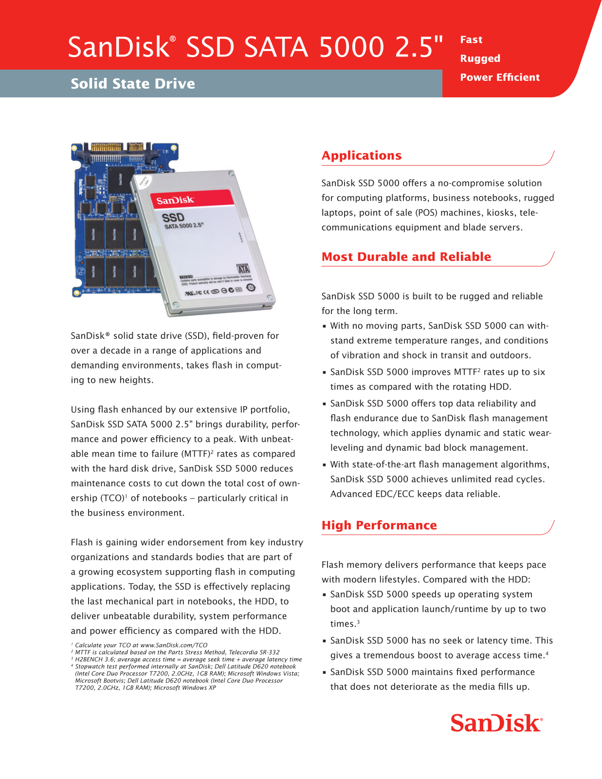 SanDisk SSD 5000 User Manual