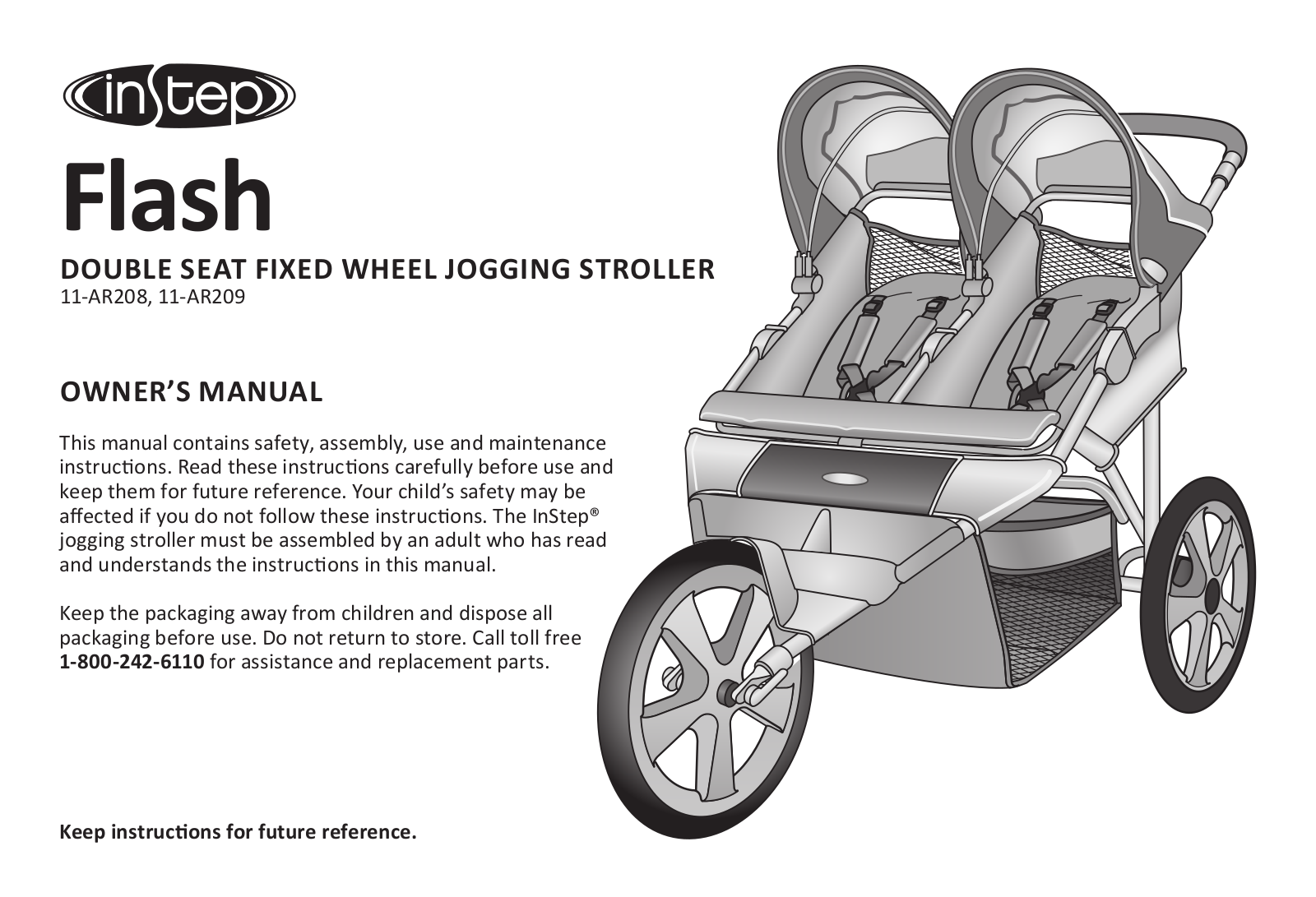 InStep 11-AR209, 11-AR208 User Manual