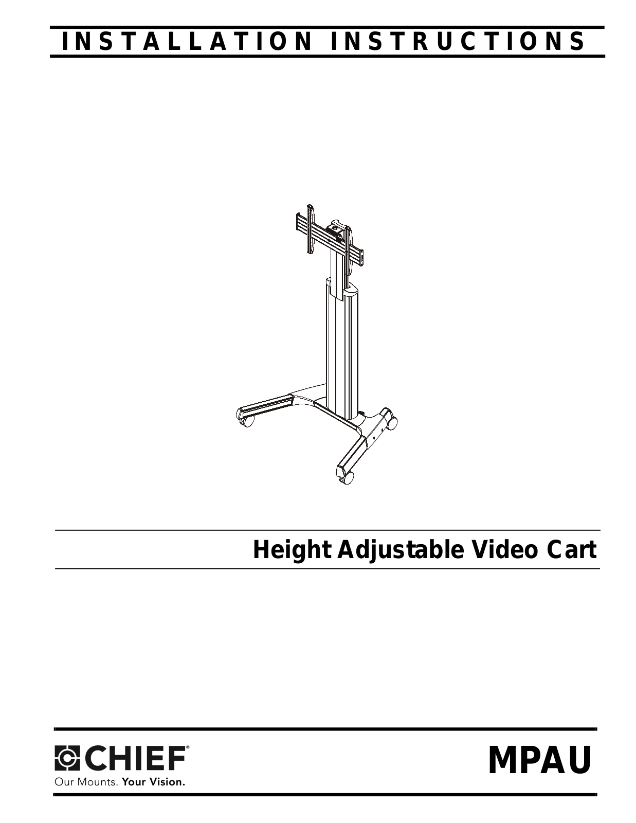 CHIEF MPAU User Manual