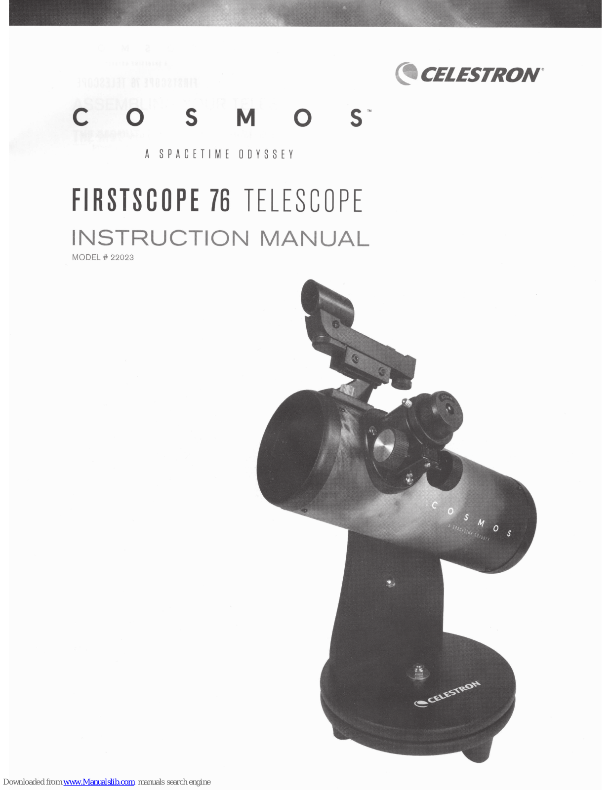 Cosmos FIRSTSCOPE 76 Instruction Manual - ManualMachine.com