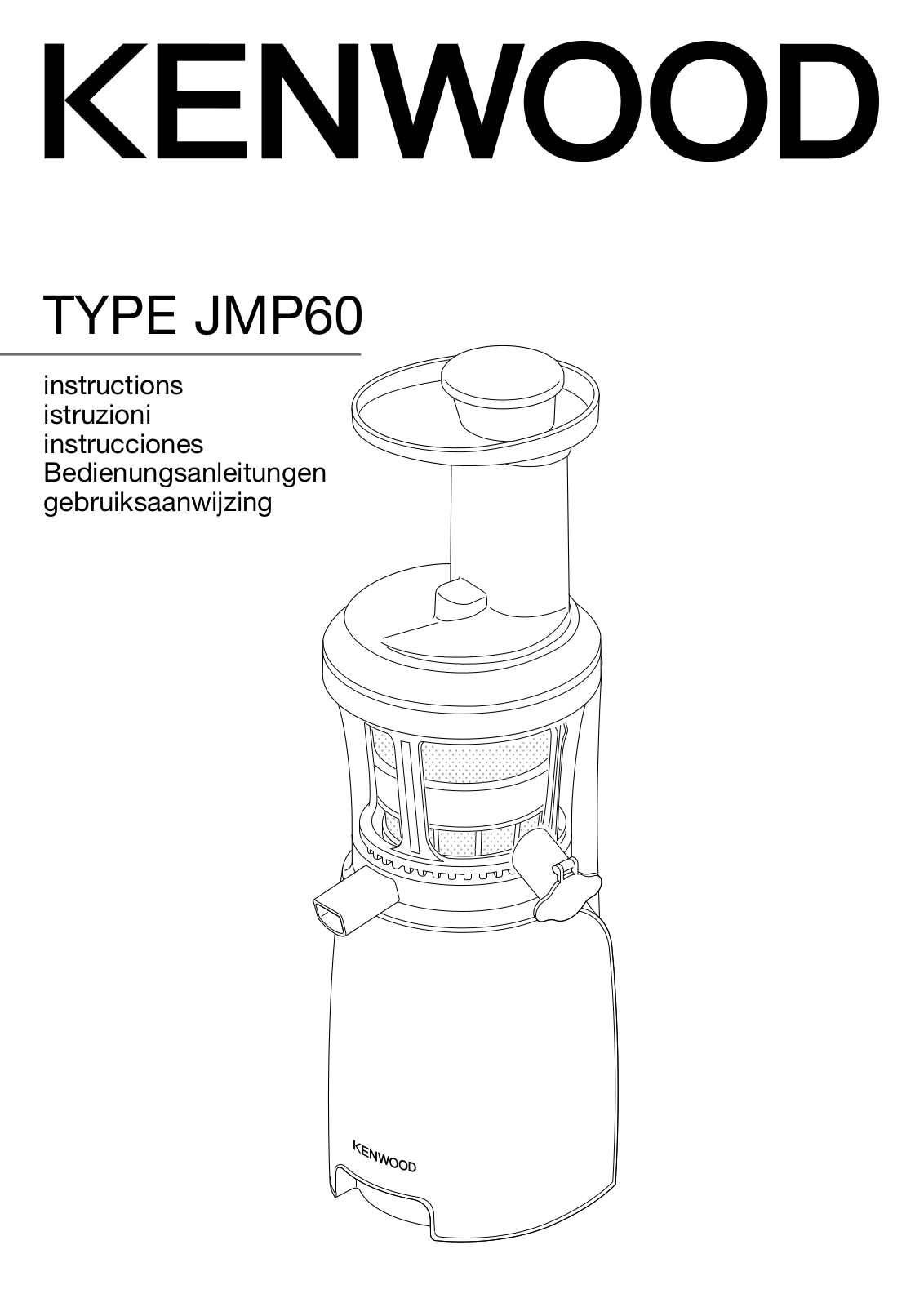 Kenwood JMP 600 User Guide