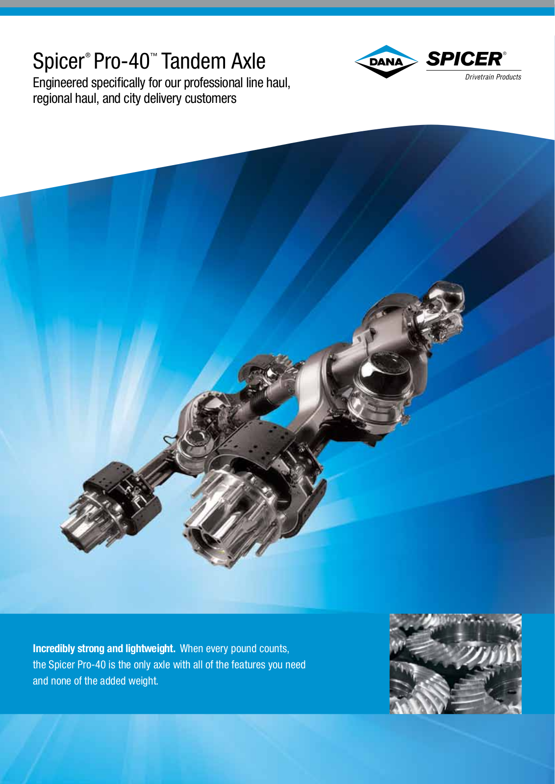 Spicer Pro-40 Tandem Axle User Manual