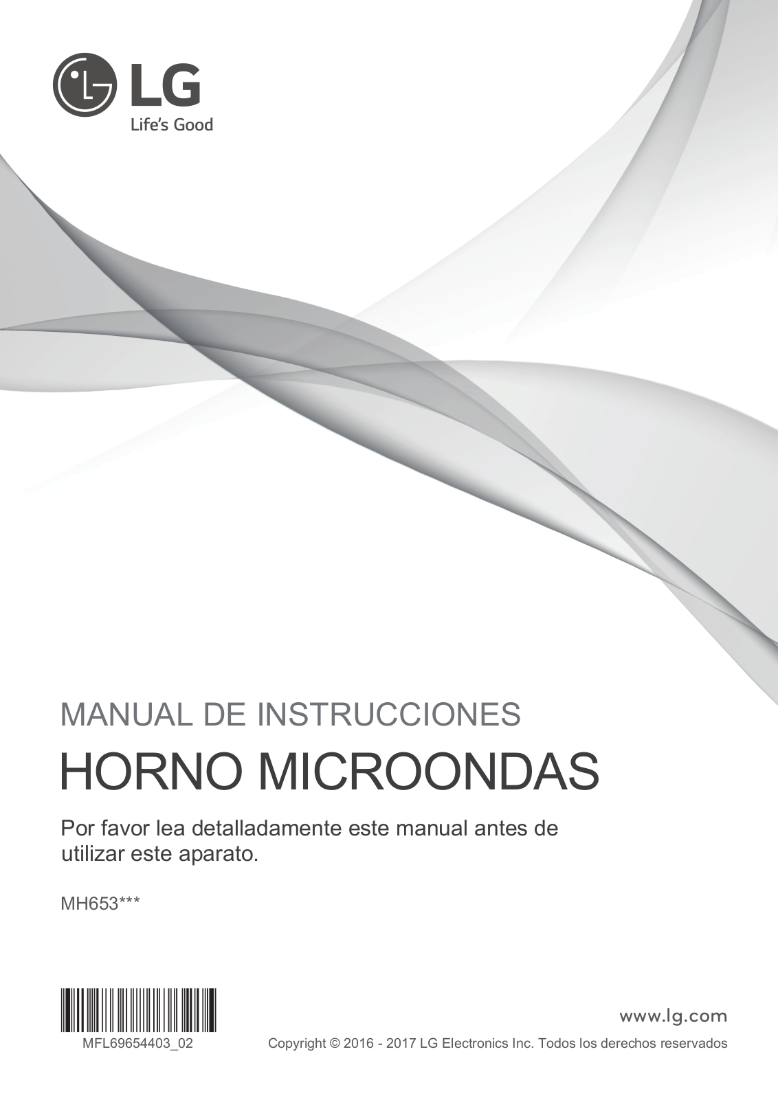 LG MH6536GIS user manuals