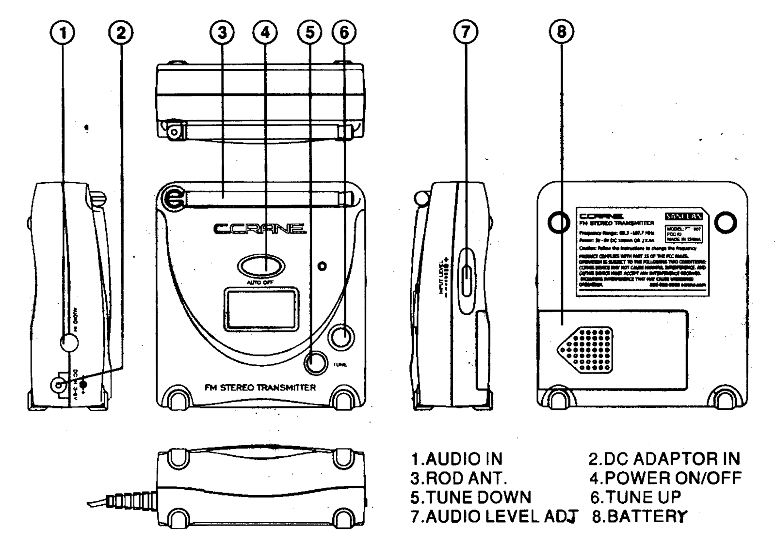 Sangean Electronics 006 User Manual