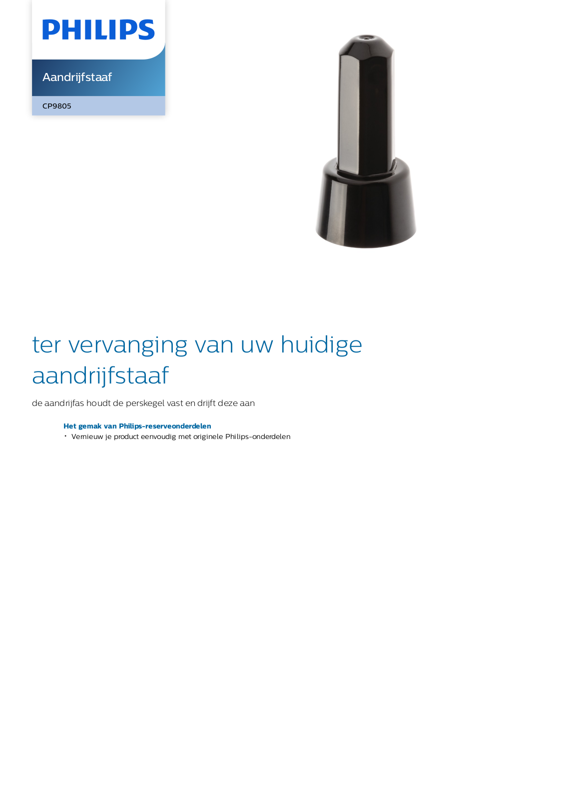Philips CP9805/01 Leaflet - ManualMachine.com