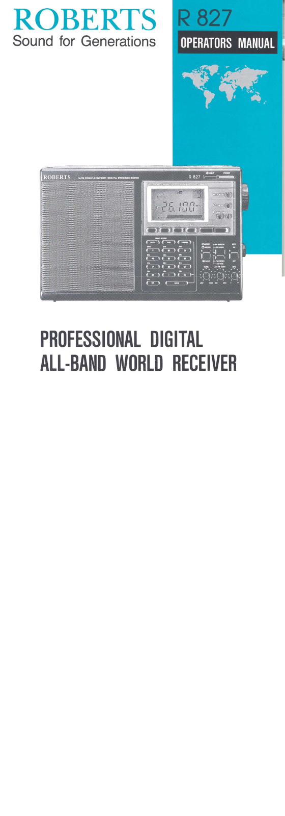 Roberts Radio R827 User Manual