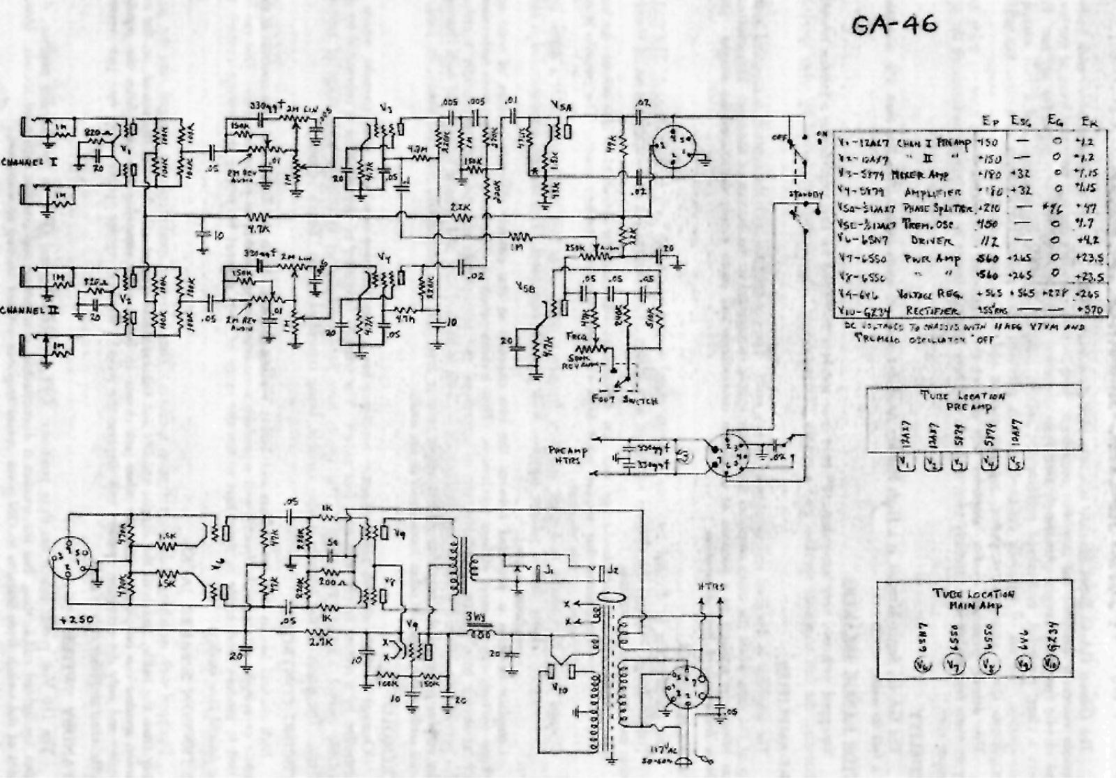 Gibson ga46 schematic