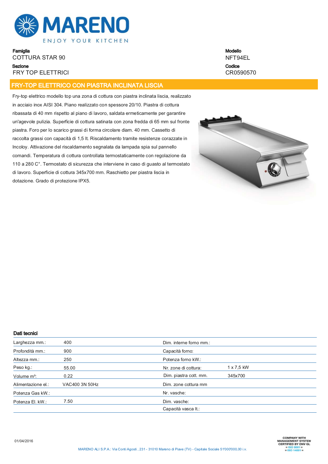 MARENO NFT94EL User guide - ManualMachine.com