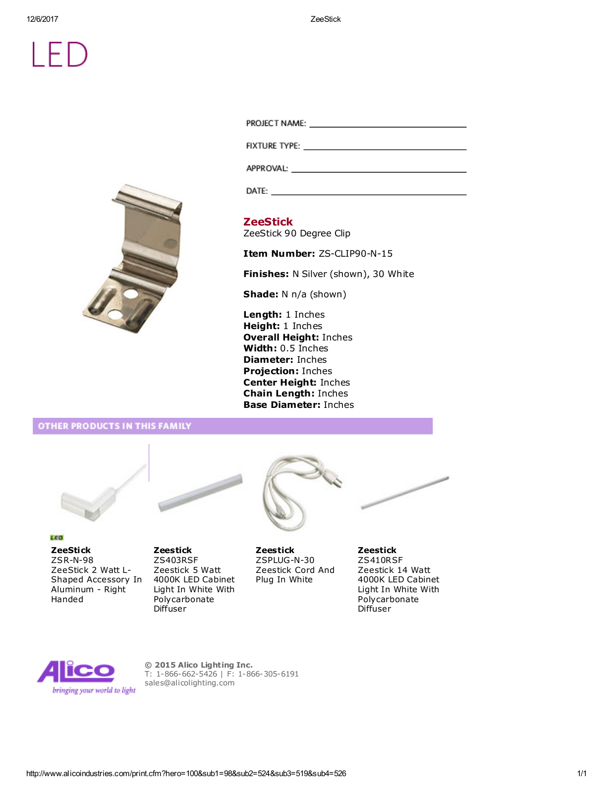 Alico LED1980 Specifications - ManualMachine.com