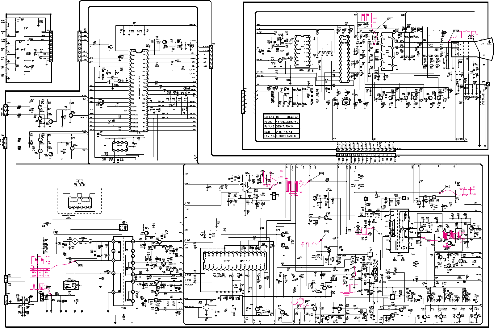 LG 775M Schematic