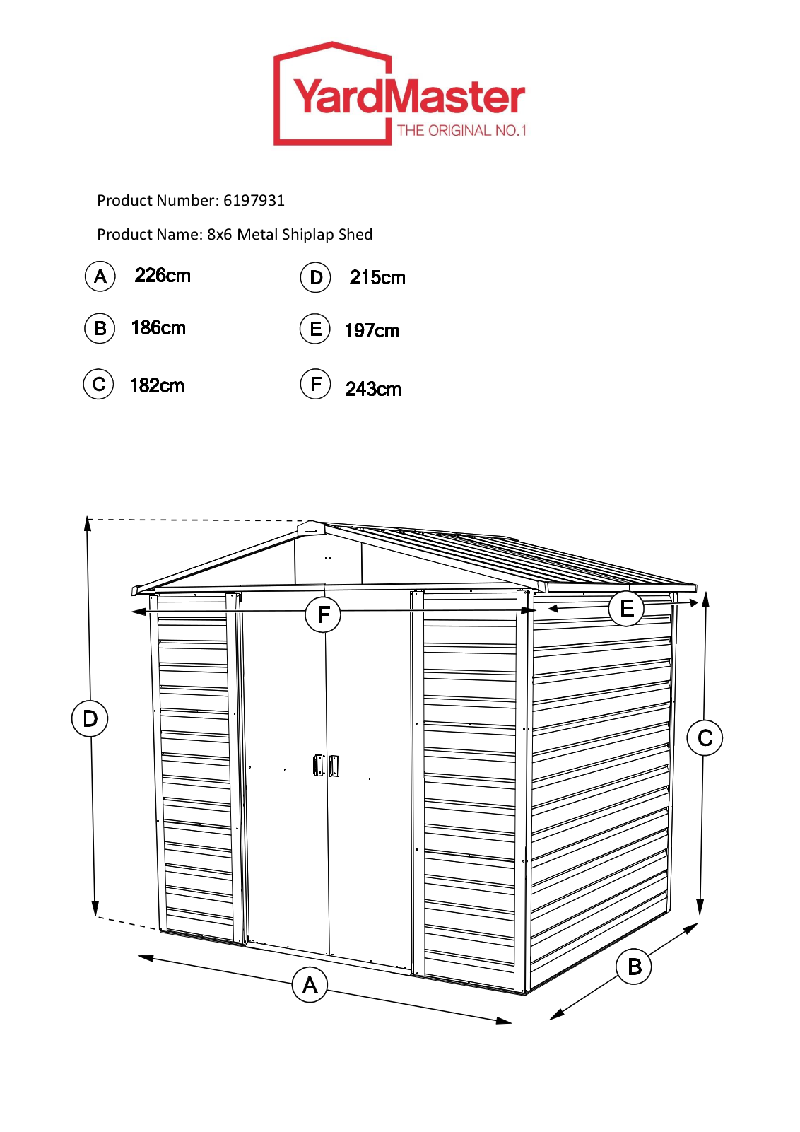 Yardmaster 86TBSL Instruction manual - ManualMachine.com