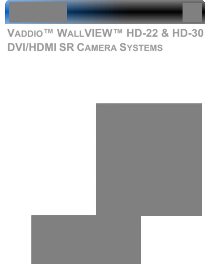 Vaddio HD-22 User Manual