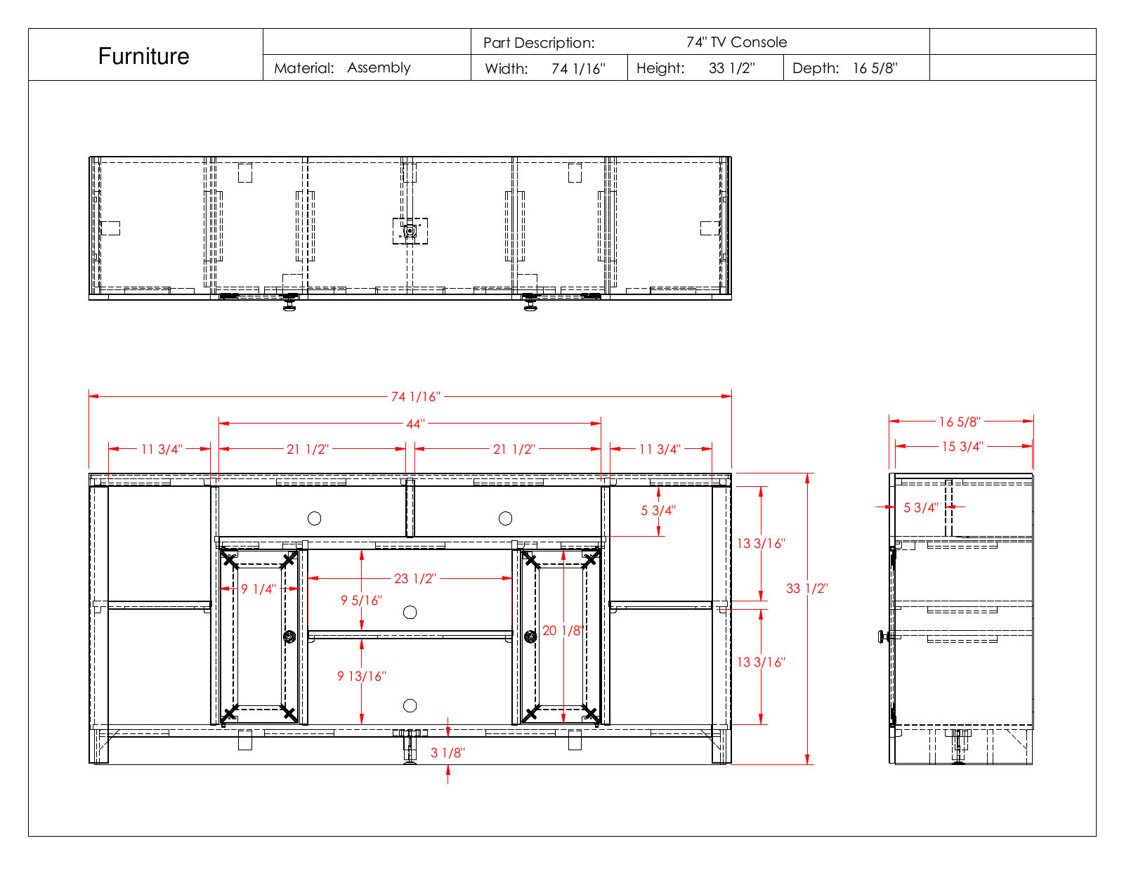 Greyleigh™ W000919628 Dimensions - ManualMachine.com