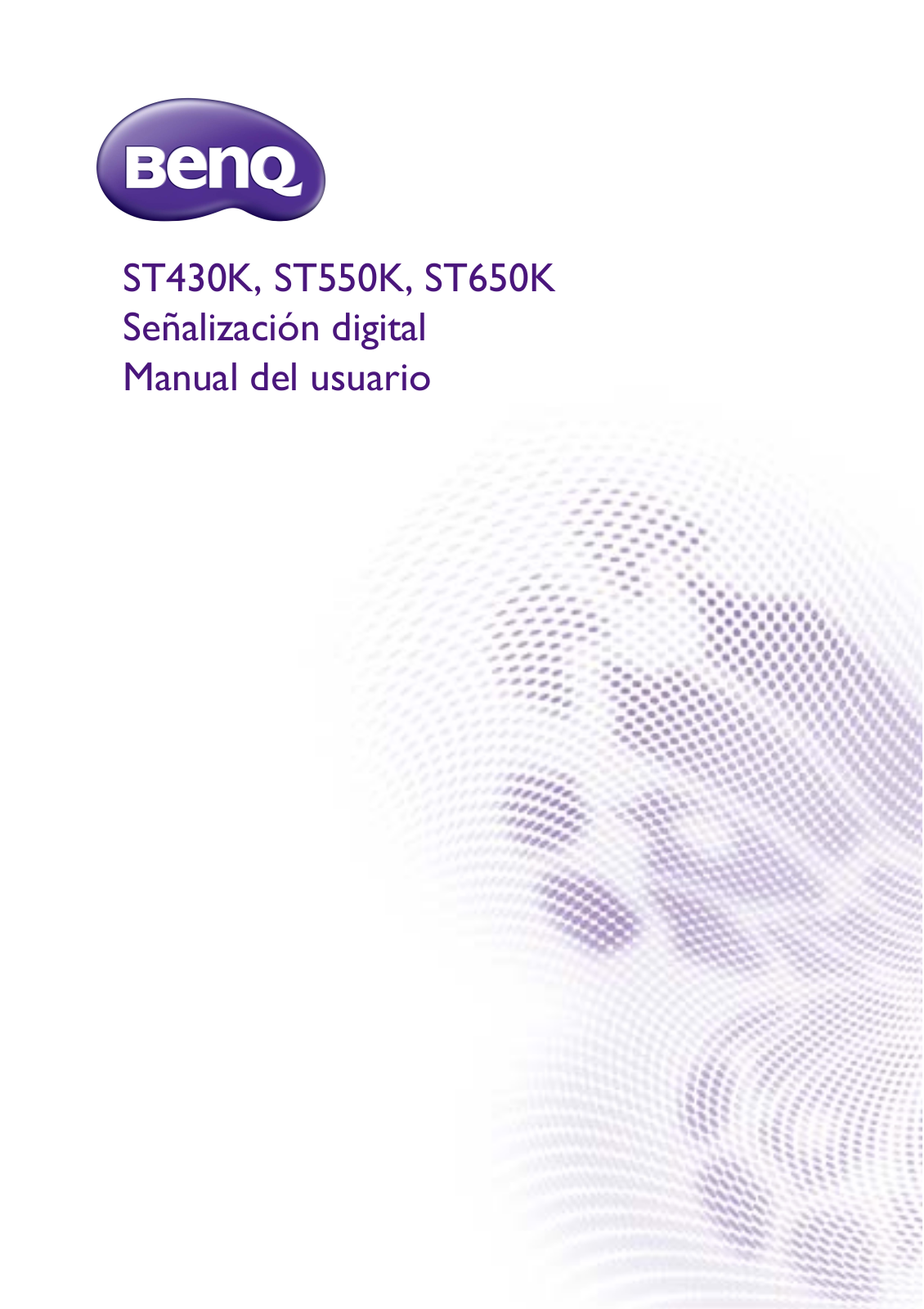 Benq ST430K, ST550K, ST650K User Manual