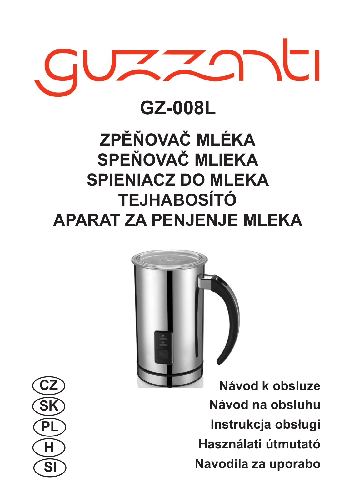 Guzzanti GZ 008 User Manual