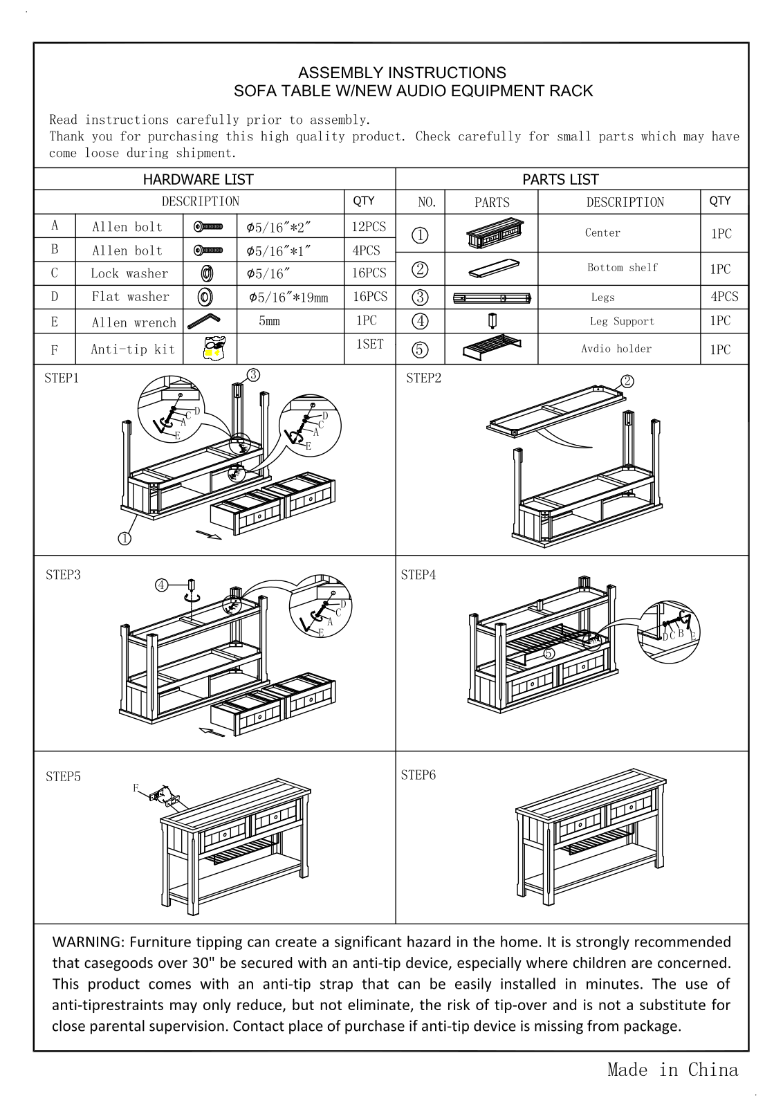 Foundstone W001029412 Assembly Instructions - ManualMachine.com