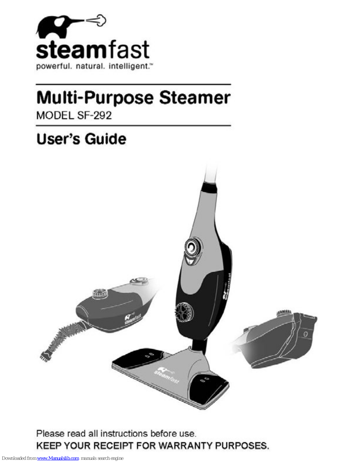 Steamfast SF-292 User Manual