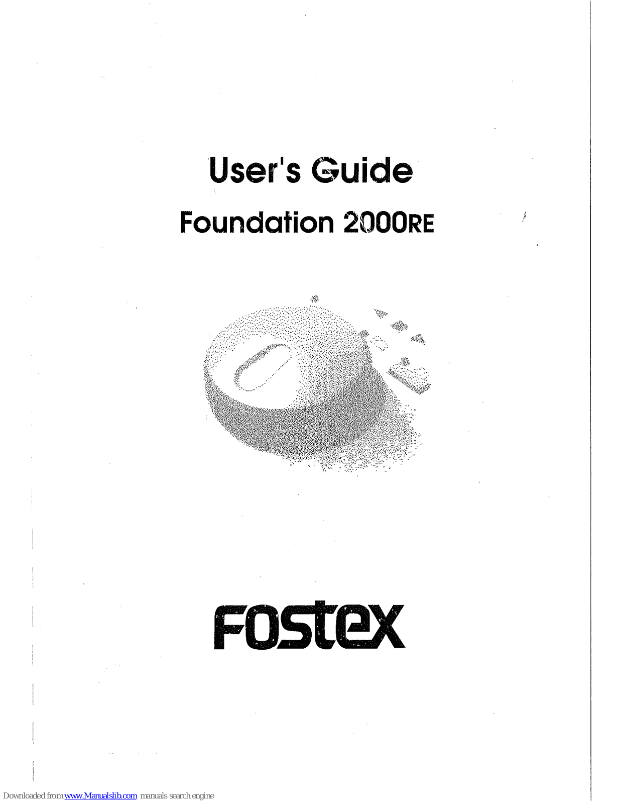 Fostex Foundation 2000RE User Manual - ManualMachine.com