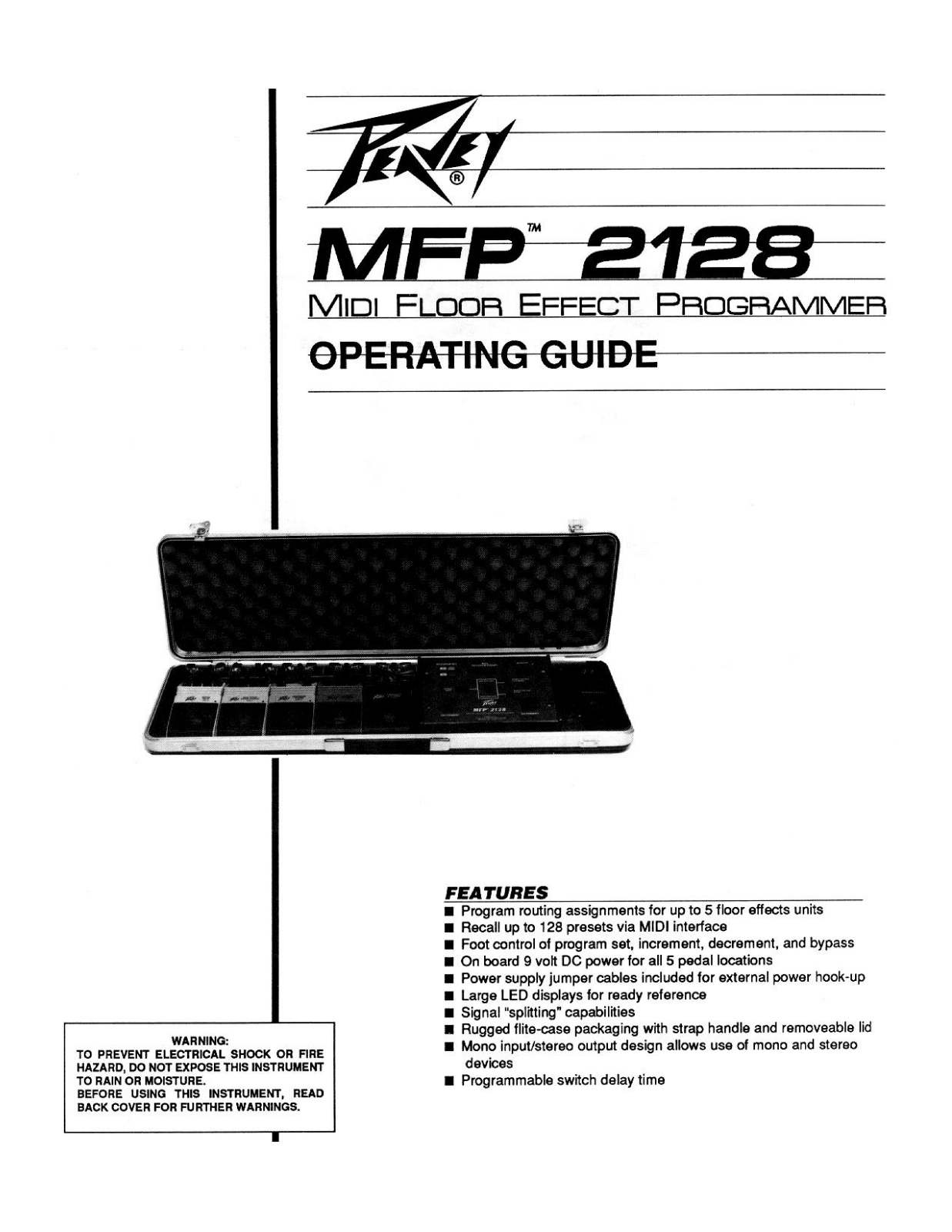 Peavey MFP 2128 User Manual